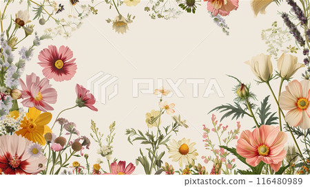 植物藝術花框 116480989