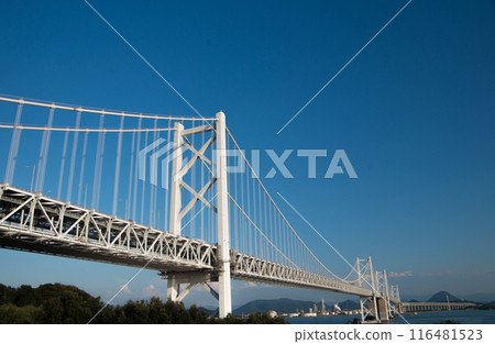 藍天中的瀨戶大橋 藍天中的瀨戶大橋 116481523