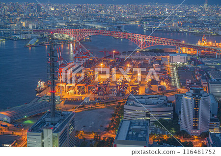 [Night view] Sakishima Cosmo Tower Observatory [Top 100 Night Views, Japan Night View Heritage] 116481752