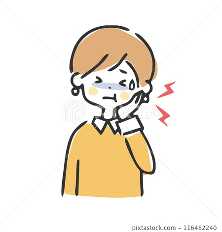 牙痛的女人 牙痛的女人 116482240