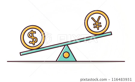 Exchange rate image 116483931