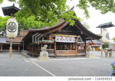 愛知縣稻澤市尾張奧國連神社國府宮參拜殿/國府一丁目 116484937