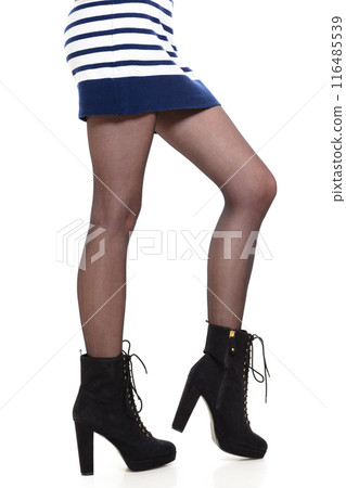 Attractive woman legs in boots 116485539