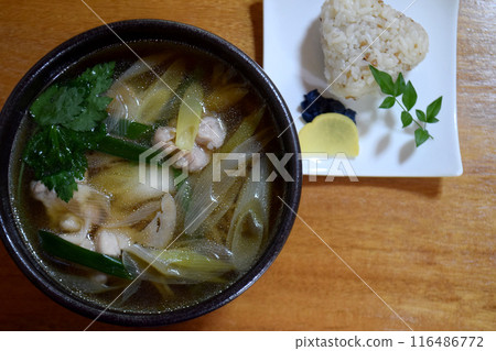 Chicken Nanban soba set meal 116486772
