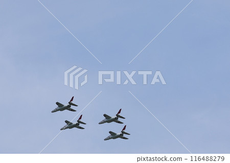 T4 Training aircraft, demonstration flight, formation flight 116488279