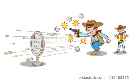 Even a bad shot will hit the target if you shoot enough times. 116488355