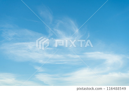Blue Sky White Clouds Texture Pattern Background 116488549