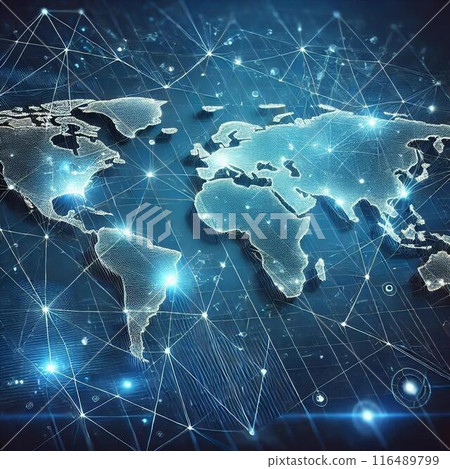 Network Technology AI Future Illustration 116489799