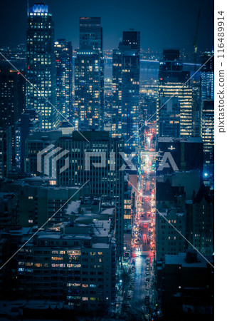 黎明時分的城市景觀 116489914