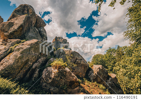 Tustan archeological, natural monument of national significance in Urych Ukraine 116490191