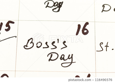 Boss day october 16 Photo calendar 116490376