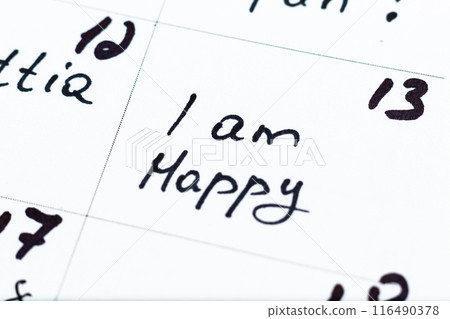 Concept for a positive month Photo Concept for a positive month Photo 116490378