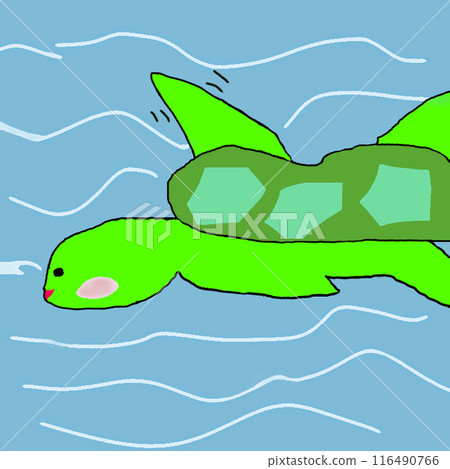 海之友:海龜歷險記海洋世界插畫 海之友:海龜歷險記海洋世界插畫 116490766