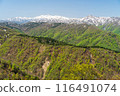 Mt. Hakusan seen from Kongo Copper Mine, May 116491074