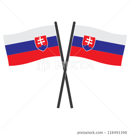 Slovakia state flag icon 116491398