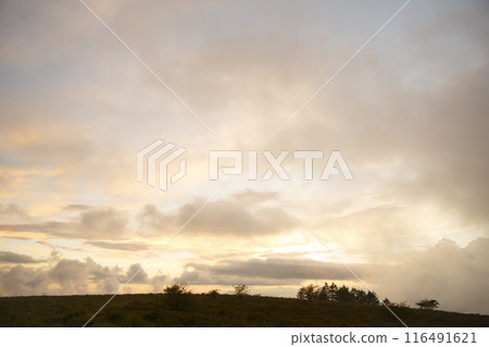 霧峰高原的日落，夏天 116491621