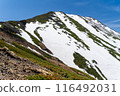 Snow on Mt. Ontake and Mt. Marishiten in May 116492031