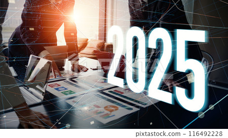 商業與網路2025新年賀卡商業新年形象材料 116492228