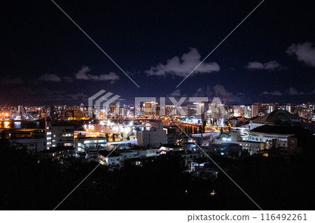 Night view of Naha City, Okinawa Prefecture (Gajanbira Park) Night view of Naha City, Okinawa Prefecture (Gajanbira Park) 116492261