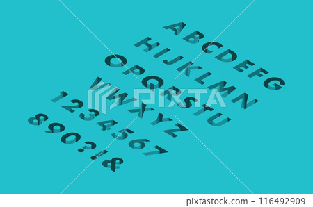 等距字體凹右（藍色） 116492909