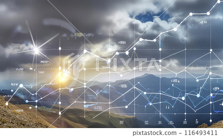 CG素材 天氣資料與風景背景圖片素材 116493411