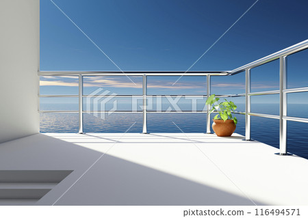 Beautiful view of the ocean Beautiful view of the ocean 116494571