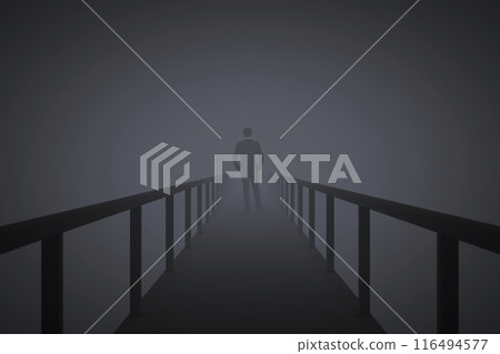 The man on the bridge The man on the bridge 116494577