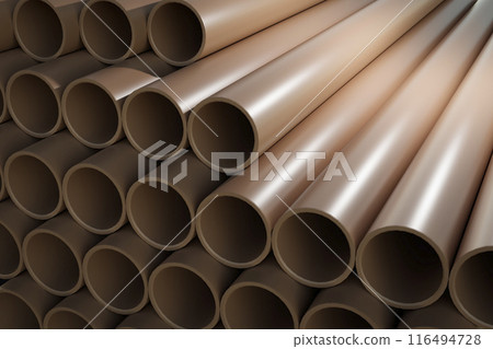 New plastic pipes New plastic pipes 116494728
