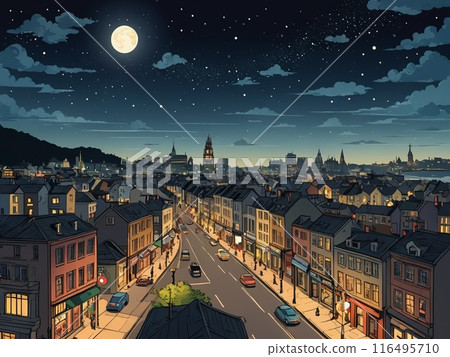 美麗的城市夜景 116495710