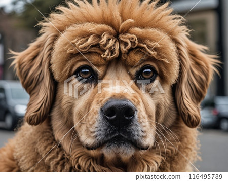 Staring dog Staring dog 116495789