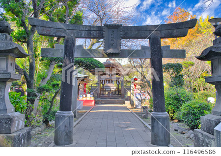 [Fujisawa City] Ejima Shrine Okutsumiya 116496586