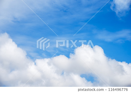 夏天的天空藍天晴朗的天空素材[東京] 116496776