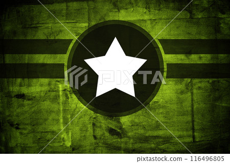 Military army star over grunge background Military army star over grunge background 116496805