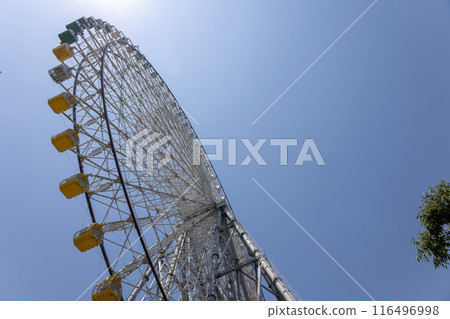 Osaka / Blue sky and Tempozan Ferris Wheel (photographed on June 14, 2024) 116496998