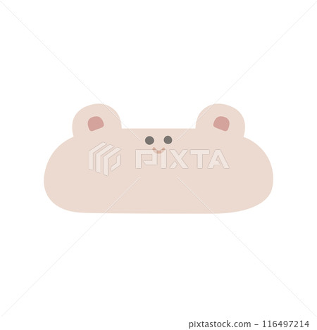 Cute and relaxed bear 116497214