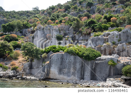 The ruins of the city of Mira, Kekova The ruins of the city of Mira, Kekova 116498461