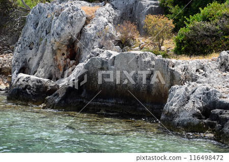 The ruins of the city of Mira, Kekova 116498472