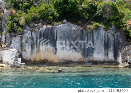 The ruins of the city of Mira, Kekova 116498494