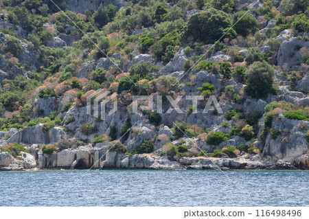 The ruins of the city of Mira, Kekova 116498496