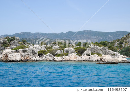 The ruins of the city of Mira, Kekova 116498507
