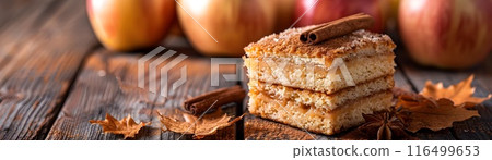 Inviting Cinnamon Kissed Castella Cake in Vintage Japanese Bakery Setting Inviting Cinnamon Kissed Castella Cake in Vintage Japanese Bakery Setting 116499653