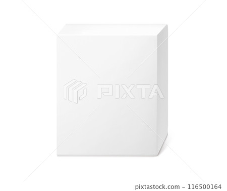product packaging box empty box mockup isolated on white background product packaging box empty box mockup isolated on white background 116500164