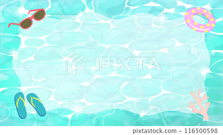 Water surface background frame Water surface background frame 116500598
