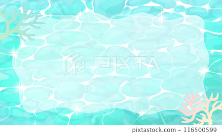 Water surface background frame Water surface background frame 116500599