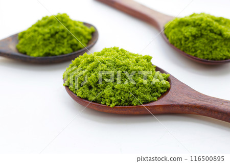 Wolffia globosa or swamp algae, water meal 116500895