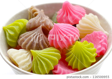 Allure, Colorful Thai sweet dessert 116500955