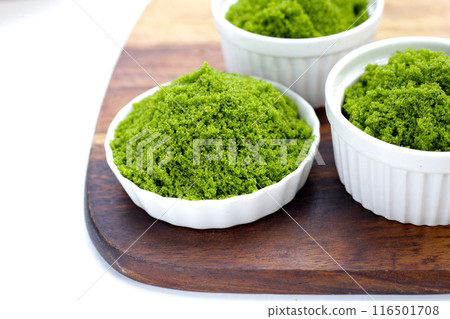 Wolffia globosa or swamp algae, water meal 116501708