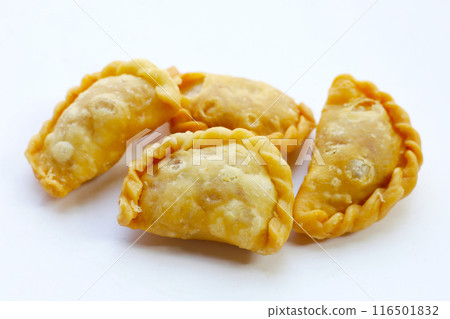 Mini curry puff. Thai dessert Mini curry puff. Thai dessert 116501832