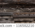 Wooden wall overlapping 116502210