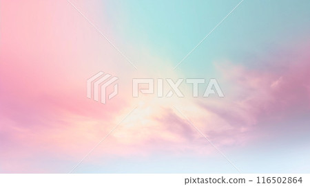 Pastel color sky background simple pink blue 116502864